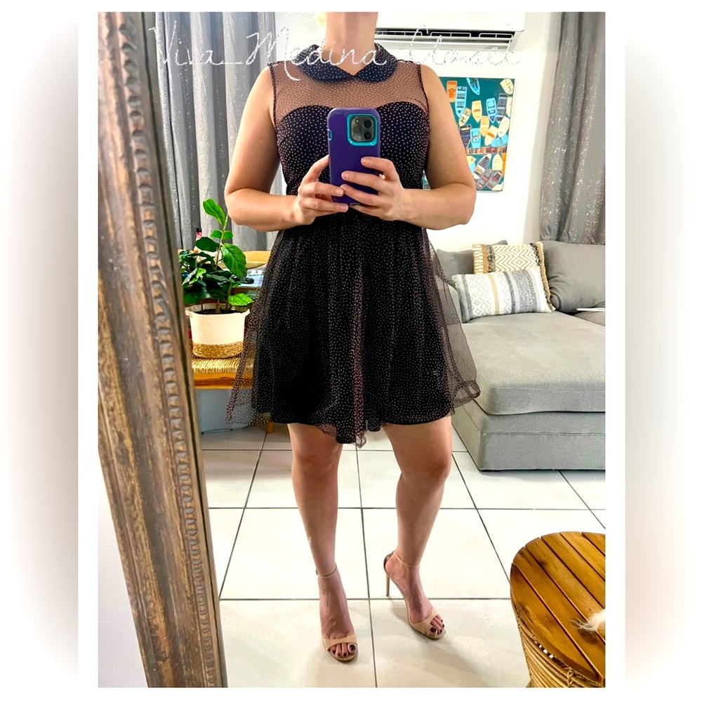 Betsey Johnson Sweetheart Polkadot Tule dress